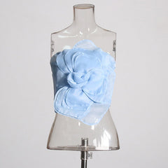 Slim Fit Multi-Layered Petal Tube Top