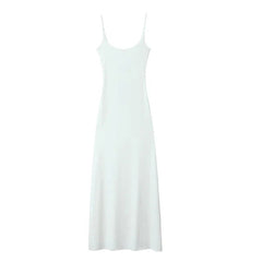 Slim Fit Sleeveless A-Line Dress