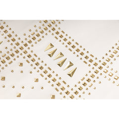 Metal Hot Stamping One Button Blazer