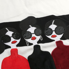 Sequin Loose Knit T-Shirt