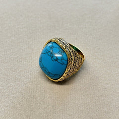 Natural Middel Age Stone Ring