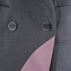 Irregular Splicing Loose Casual Blazer