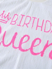 Pre Order: Birthday Queen Sequin Loose T-Shirt