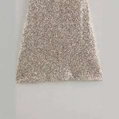 Slim Sequin Short Dress