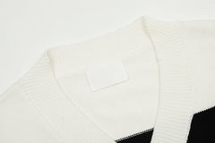 Heart Knitted Stripe Vest