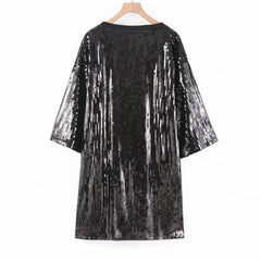 Pre Order: Birthday Queen Sequins Loose T-Shirt