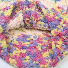 Rainbow V-Neck Long Sleeved Loose Thick Knit Cardigan