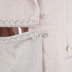 Cut Splicing Hollow Blazer