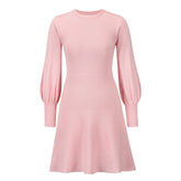 Slim Fit A-Line Knitted Dress