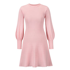 Slim Fit A-Line Knitted Dress
