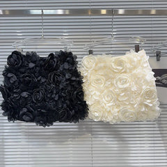3D Flower Luxury Short Skirt