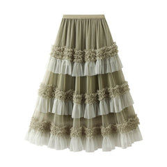 Pre Order: Big Fluffy Mesh Cake Skirt