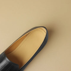 Vintage Genuine Leather Low Heels Shoes