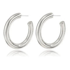 Pre Order: Big Circle Hoop Earrings
