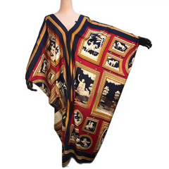 Elegant Vibrant Kaftan Dress - WINI