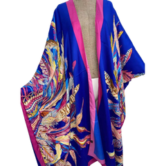 Vibrant Chic Maxi Cardigan - WINI