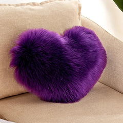 Pink Heart Shape Throw Pillow Sofa Car Seat Cushion Stuffed Plush Doll Toy Cushion Home Decoration Cushions Wedding Lovers Gift