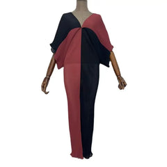 Comfy Two Tone Kaftan Dress - WINI