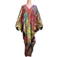 Elegant Vibrant Kaftan Dress - WINI
