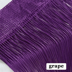 100CM X 200CM Thread Curtains Screen Ribbon String Divider Blind for Living Room Door Wall Window Panel Tassel Curtain