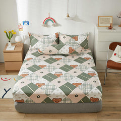 Queen Size Fitted Bed Sheet with Elastic Band King Size Bed Cover Floral Style sabanas cama 150 Sheets (no pillowcase)