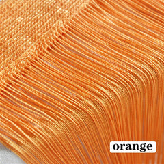 100CM X 200CM Thread Curtains Screen Ribbon String Divider Blind for Living Room Door Wall Window Panel Tassel Curtain