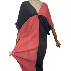 Comfy Two Tone Kaftan Dress - WINI