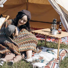 Bohemian Blanket Sofa Cover Geometric Knitted Slipcover for Couch Chair Bed Plaid Boho Decorative Blanket Cobertor Manta Deken