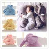 Big Size 60cm Infant Soft Appease Elephant Playmate Calm Doll Baby Toys Elephant Pillow Plush Toys Stuffed Doll