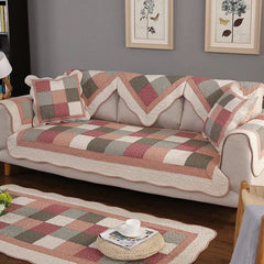 Europe Style Sofa Cover Sofa Cushion Plaid Couch Cover Four Seasons Universal Sofa Towel Cotton Non-slip Pillow