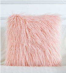 Fur Pillowcase Cushion Cover Decorative Long Hair Pillow Plush Case New Luxury Series Style Faux Throw Cushion Decor
