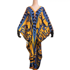 Elegant Vibrant Kaftan Dress - WINI