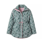 Paisley Removable Sleeves Zip-Up Jacket