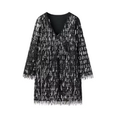 Sequin Tassels Loose Party Dress