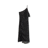 Single Strap Polka Dots Dress