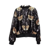 Teddy Bear Sequined Jacket
