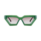 Geometric Thick Frame Sunglasses