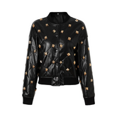 Diamond Quilted Press Studs Jacket