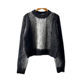 Gradient Stripes Knit Sweater