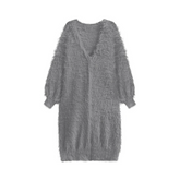 Woolen Loose Long Cardigan