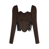 Petal Hem Knitted Top