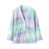 Soft Pastels Knitted Cardigan