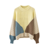 Muted Colors Knit Sweater