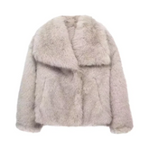 Soft Faux Fur Short Coat