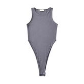 O-neck Sleeveless Stretchable Bodysuits Top