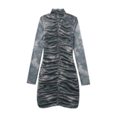 Pre Order: Black Turtleneck Bodycon Mini Dress