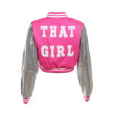 That Girl Spliced Sleeves Jacket