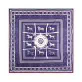 Warhorse Grid Square Scarf