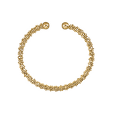 Gold Plated Adjustable Cuff Bracelet