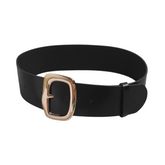Pre Order: Black Needle Buckle Leather Belt